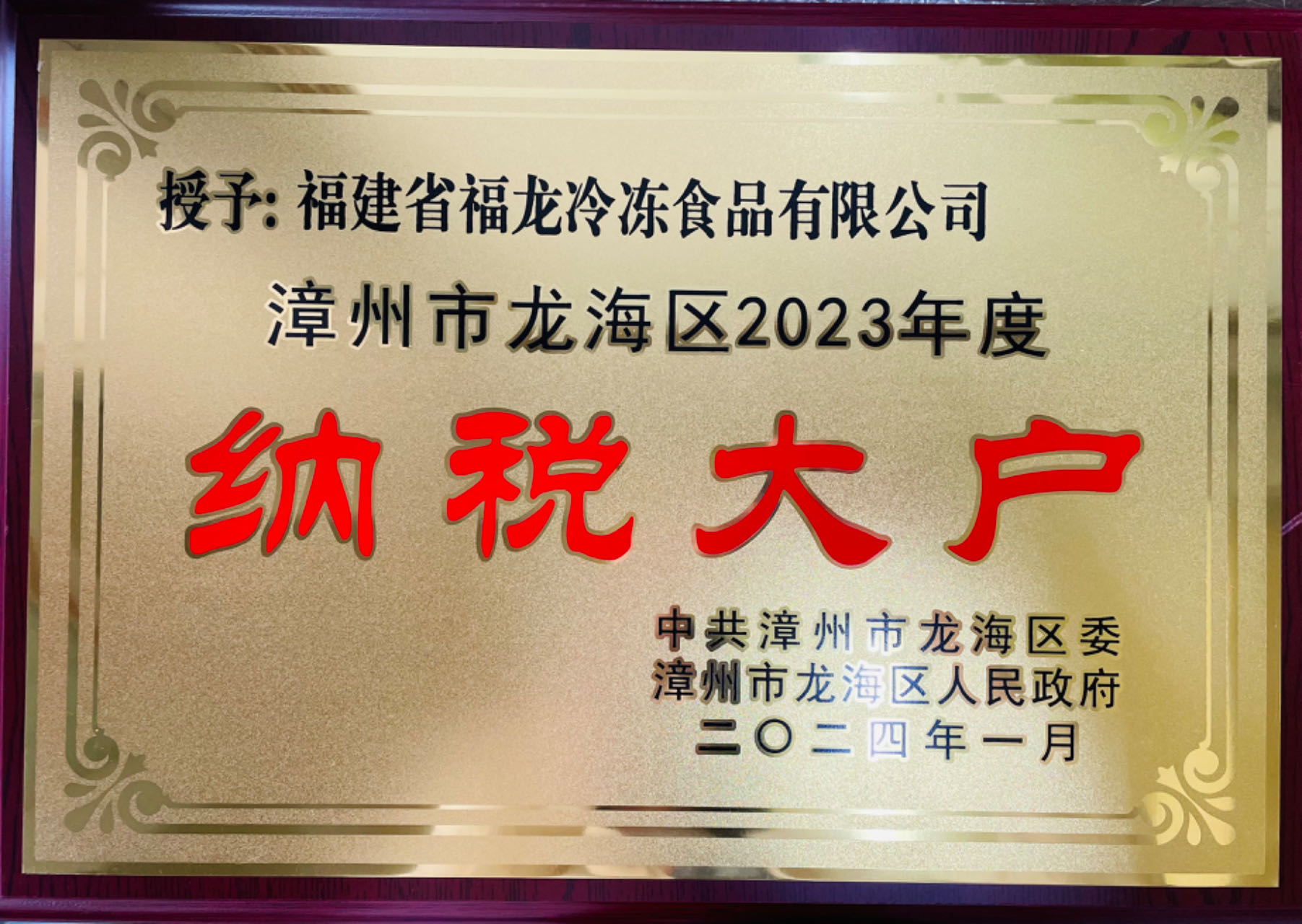 2023年度纳税大户